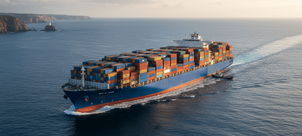 Utenriks sjøfart med gods